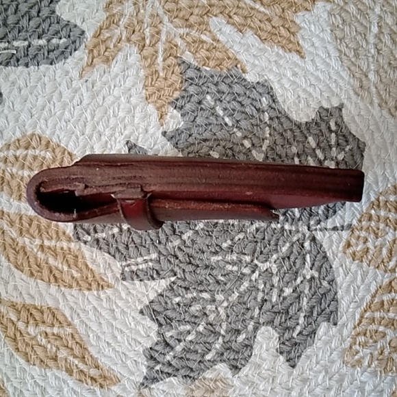 Hand made Veg Tan Leather Minimalist Wallet - Picture 6 of 7